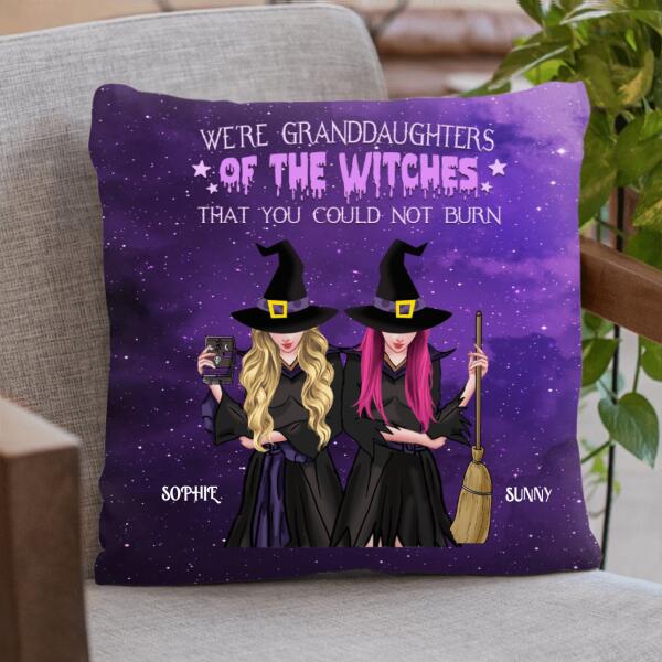 Personalized Witches Friend Pillow Cover - Up to 3 Witches - Best Gift For Friends - Granddaughters Of The Witches