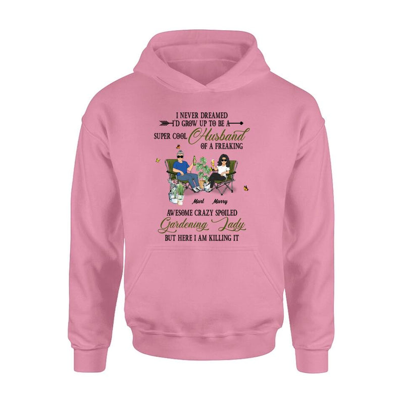 Personalized Plantaholic Shirt/Long sleeve/Sweatshirt/Hoodie - Gift for Gardeners, Gardening Lover - I Garden So I Don't Choke People Save A Life Send Mulch