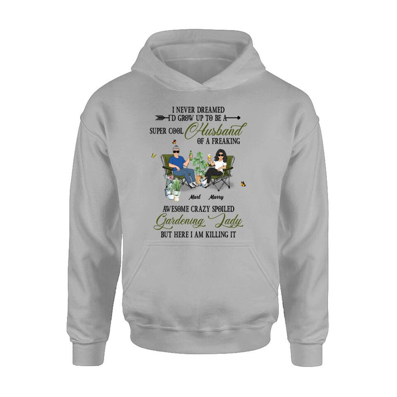 Personalized Plantaholic Shirt/Long sleeve/Sweatshirt/Hoodie - Gift for Gardeners, Gardening Lover - I Garden So I Don't Choke People Save A Life Send Mulch