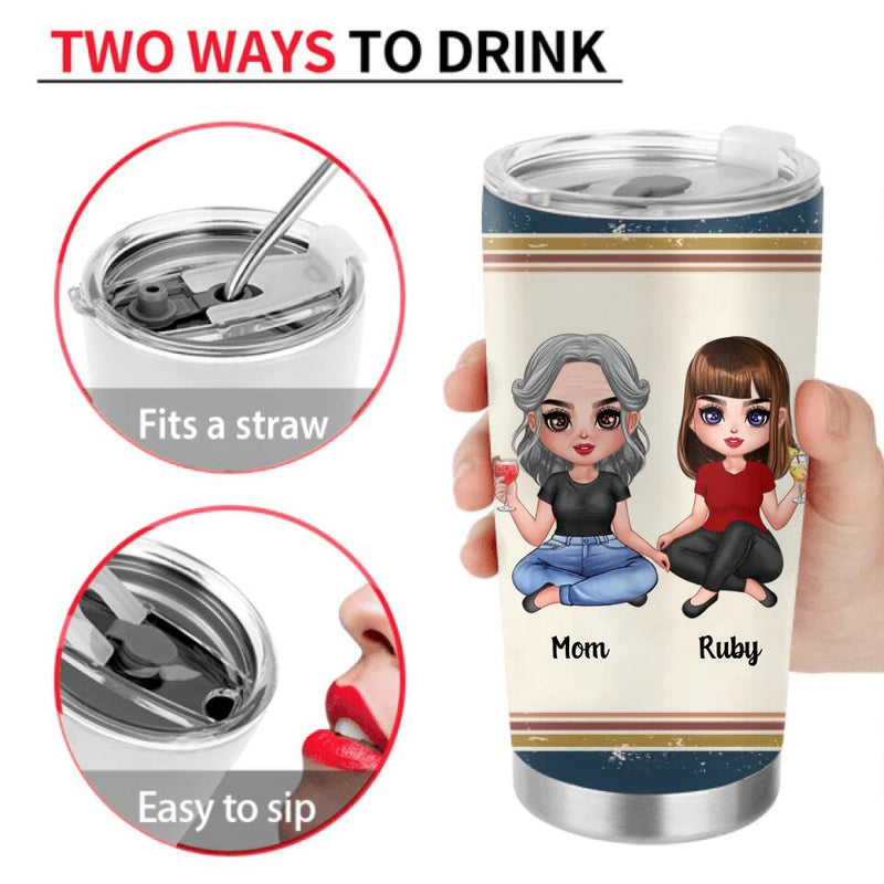 Personalized To My Daughter-In-Law Tumbler - Gift Idea From Mother-In-Law - He's Yours Now No Returns Or Refunds