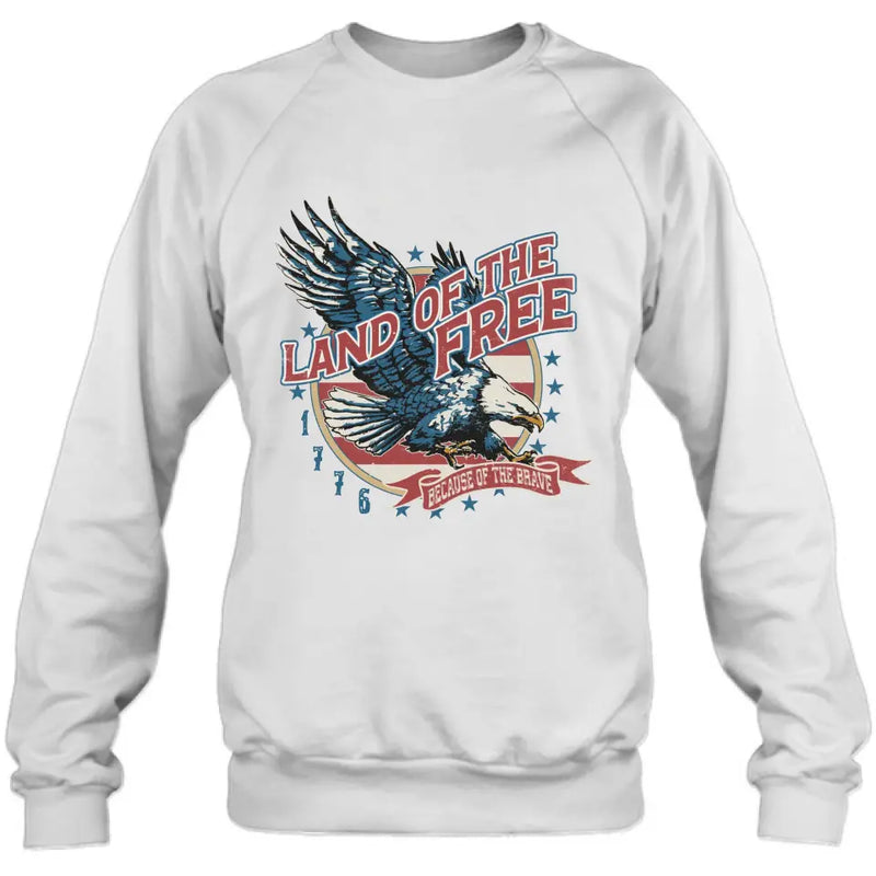 Personalized Veteran Shirt - Father's Day Gift Idea For Veteran - Land Of The Free Because Of The Brave