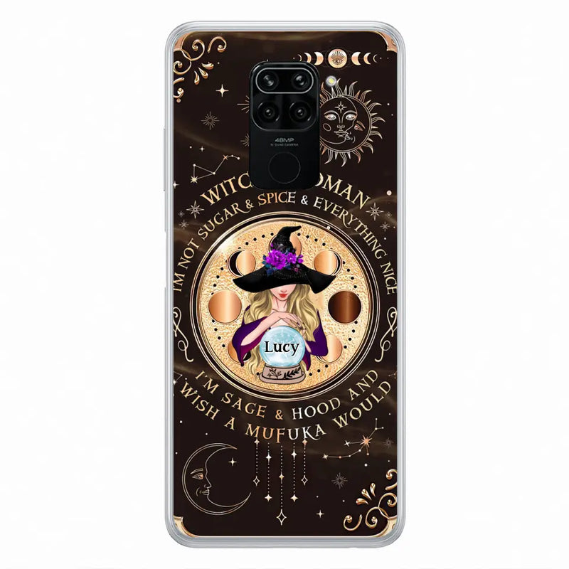 Personalized Witchy Woman Phone Case - Gift Idea For Witch/Friends/Birthday/Halloween Day - I'm Not Sugar & Spice & Everything Nice - Case For Xiaomi/Oppo/Huawei
