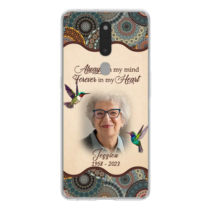 Personalized Memorial Photo Phone Case - Memorial Gift Idea For Mother's Day/Father's Day - Always On My Mind, Forever In My Heart - Case For Oppo/Xiaomi/Huawei