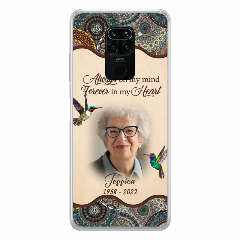 Personalized Memorial Photo Phone Case - Memorial Gift Idea For Mother's Day/Father's Day - Always On My Mind, Forever In My Heart - Case For Oppo/Xiaomi/Huawei