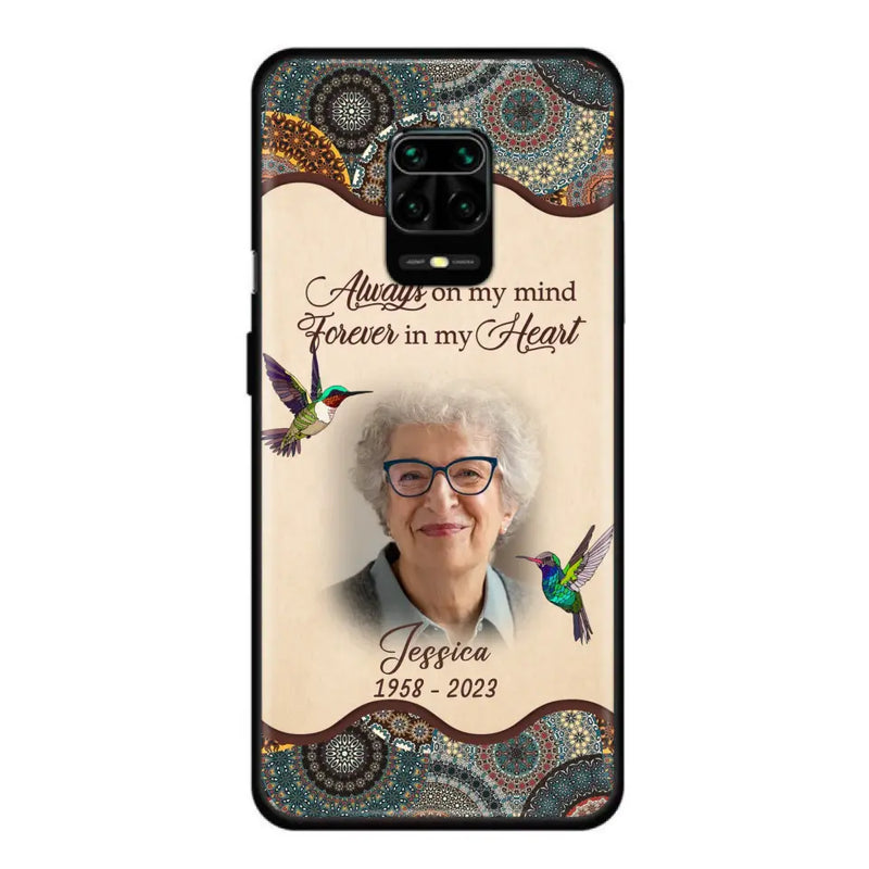 Personalized Memorial Photo Phone Case - Memorial Gift Idea For Mother's Day/Father's Day - Always On My Mind, Forever In My Heart - Case For Oppo/Xiaomi/Huawei