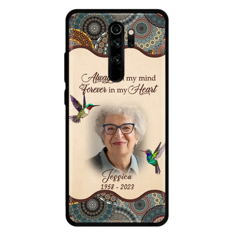 Personalized Memorial Photo Phone Case - Memorial Gift Idea For Mother's Day/Father's Day - Always On My Mind, Forever In My Heart - Case For Oppo/Xiaomi/Huawei