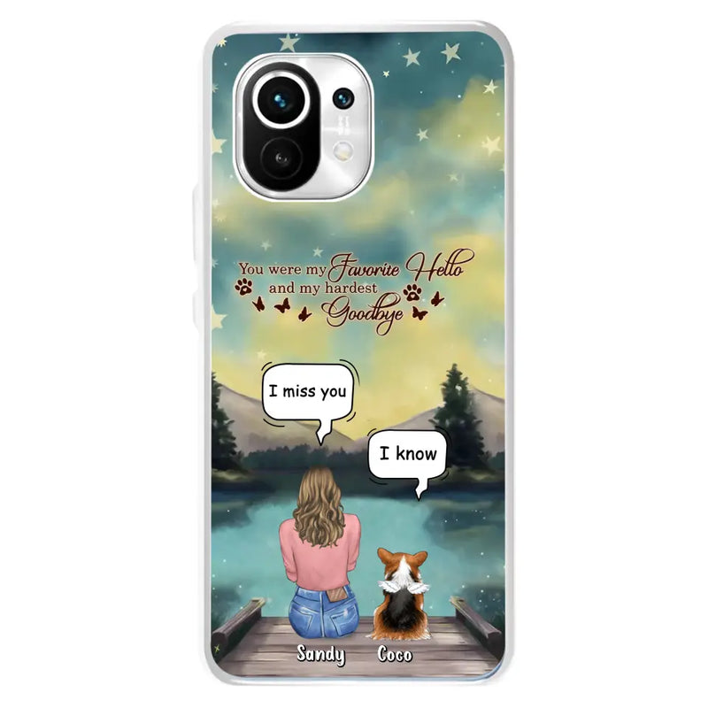 Personalized Memorial Pet Phone Case - Memorial Gift Idea For Pet Lover - Up to 4 Pets - Gift Idea For Dog/Cat Lover - Your Wings Were Ready But Our Hearts Were Not - Case For Xiaomi/ Oppo/ Huawei