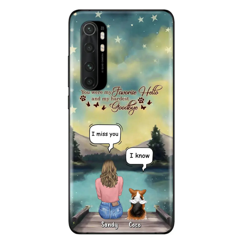 Personalized Memorial Pet Phone Case - Memorial Gift Idea For Pet Lover - Up to 4 Pets - Gift Idea For Dog/Cat Lover - Your Wings Were Ready But Our Hearts Were Not - Case For Xiaomi/ Oppo/ Huawei