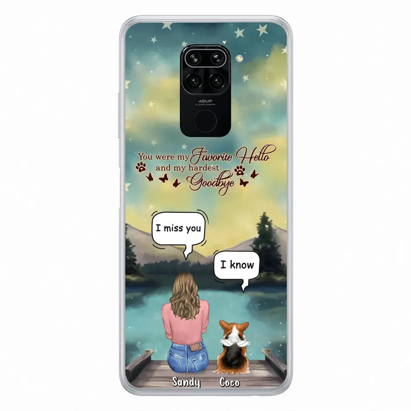 Personalized Memorial Pet Phone Case - Memorial Gift Idea For Pet Lover - Up to 4 Pets - Gift Idea For Dog/Cat Lover - Your Wings Were Ready But Our Hearts Were Not - Case For Xiaomi/ Oppo/ Huawei