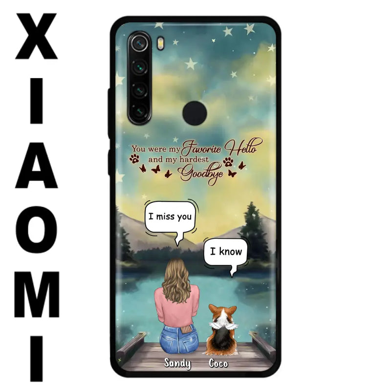 Personalized Memorial Pet Phone Case - Memorial Gift Idea For Pet Lover - Up to 4 Pets - Gift Idea For Dog/Cat Lover - Your Wings Were Ready But Our Hearts Were Not - Case For Xiaomi/ Oppo/ Huawei