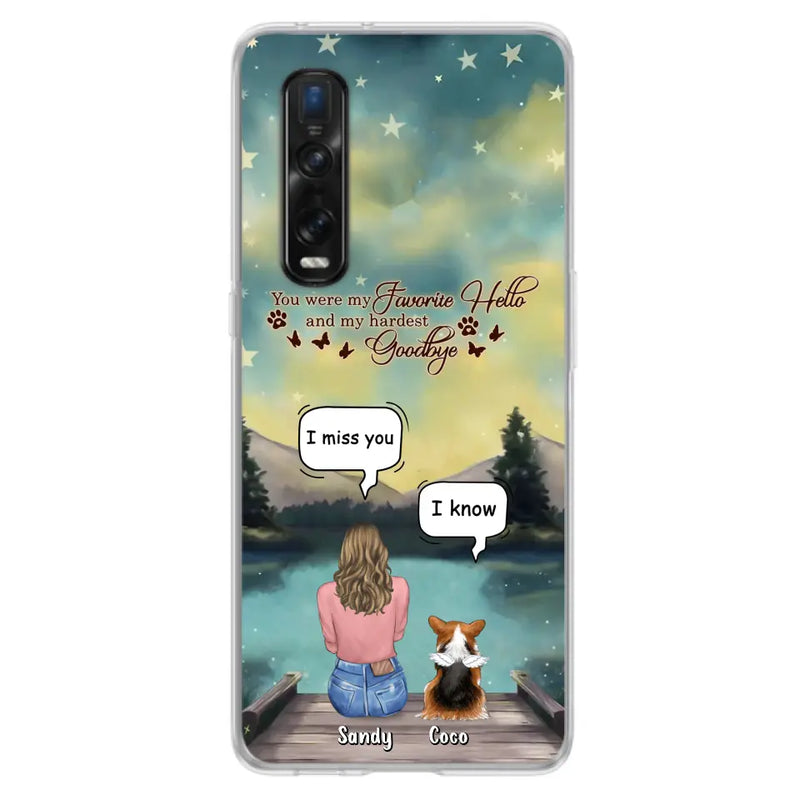 Personalized Memorial Pet Phone Case - Memorial Gift Idea For Pet Lover - Up to 4 Pets - Gift Idea For Dog/Cat Lover - Your Wings Were Ready But Our Hearts Were Not - Case For Xiaomi/ Oppo/ Huawei