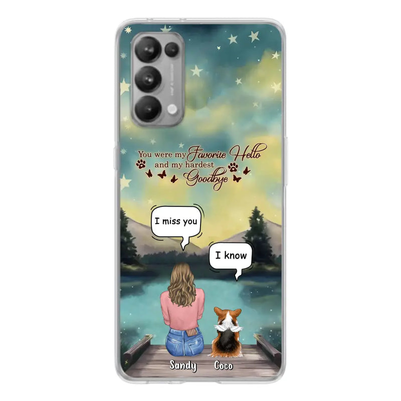 Personalized Memorial Pet Phone Case - Memorial Gift Idea For Pet Lover - Up to 4 Pets - Gift Idea For Dog/Cat Lover - Your Wings Were Ready But Our Hearts Were Not - Case For Xiaomi/ Oppo/ Huawei
