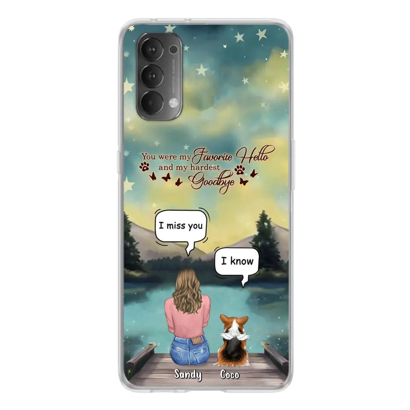 Personalized Memorial Pet Phone Case - Memorial Gift Idea For Pet Lover - Up to 4 Pets - Gift Idea For Dog/Cat Lover - Your Wings Were Ready But Our Hearts Were Not - Case For Xiaomi/ Oppo/ Huawei