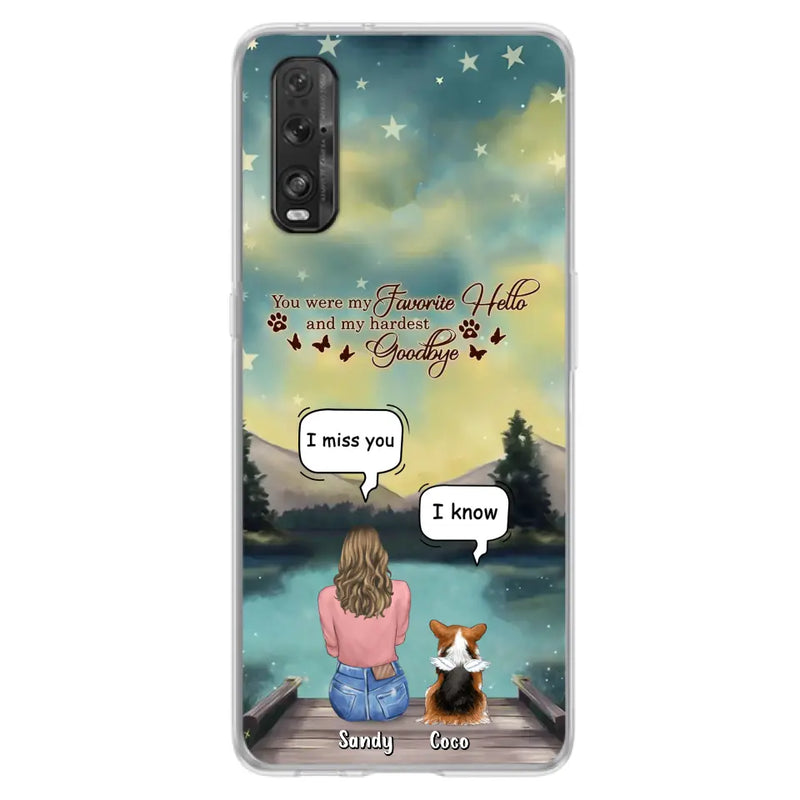 Personalized Memorial Pet Phone Case - Memorial Gift Idea For Pet Lover - Up to 4 Pets - Gift Idea For Dog/Cat Lover - Your Wings Were Ready But Our Hearts Were Not - Case For Xiaomi/ Oppo/ Huawei