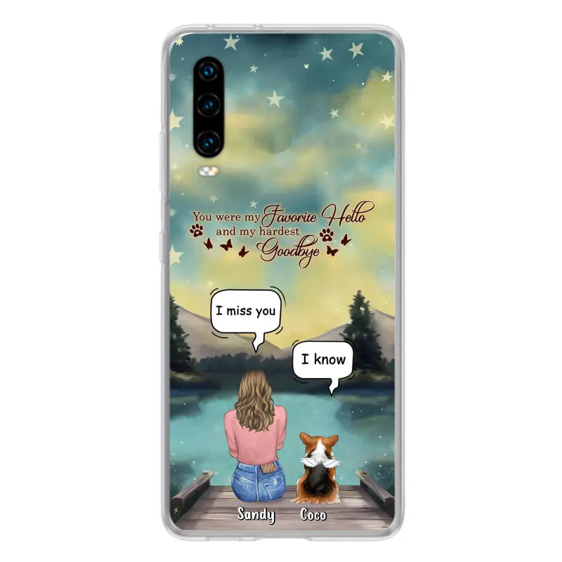 Personalized Memorial Pet Phone Case - Memorial Gift Idea For Pet Lover - Up to 4 Pets - Gift Idea For Dog/Cat Lover - Your Wings Were Ready But Our Hearts Were Not - Case For Xiaomi/ Oppo/ Huawei