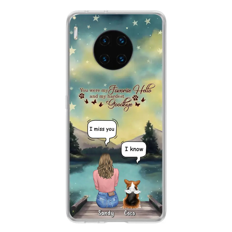 Personalized Memorial Pet Phone Case - Memorial Gift Idea For Pet Lover - Up to 4 Pets - Gift Idea For Dog/Cat Lover - Your Wings Were Ready But Our Hearts Were Not - Case For Xiaomi/ Oppo/ Huawei
