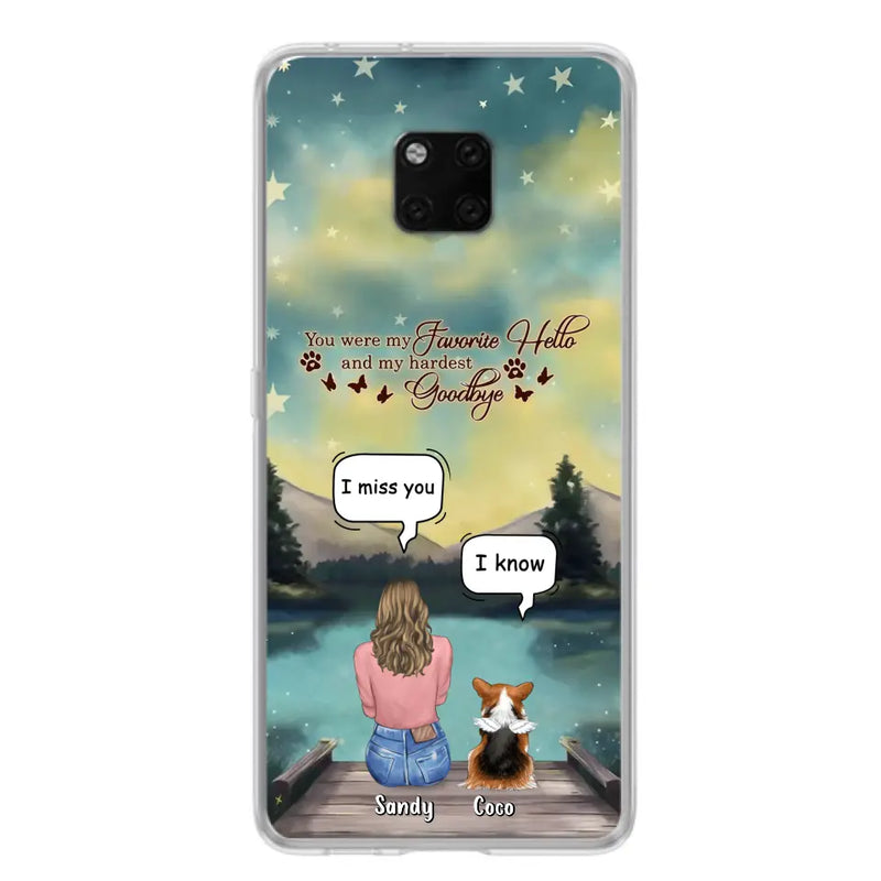 Personalized Memorial Pet Phone Case - Memorial Gift Idea For Pet Lover - Up to 4 Pets - Gift Idea For Dog/Cat Lover - Your Wings Were Ready But Our Hearts Were Not - Case For Xiaomi/ Oppo/ Huawei