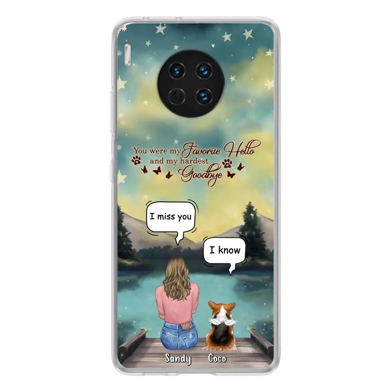 Personalized Memorial Pet Phone Case - Memorial Gift Idea For Pet Lover - Up to 4 Pets - Gift Idea For Dog/Cat Lover - Your Wings Were Ready But Our Hearts Were Not - Case For Xiaomi/ Oppo/ Huawei