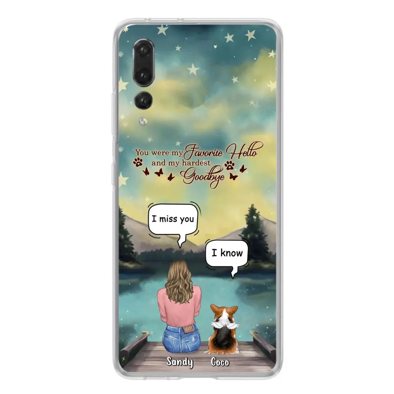 Personalized Memorial Pet Phone Case - Memorial Gift Idea For Pet Lover - Up to 4 Pets - Gift Idea For Dog/Cat Lover - Your Wings Were Ready But Our Hearts Were Not - Case For Xiaomi/ Oppo/ Huawei