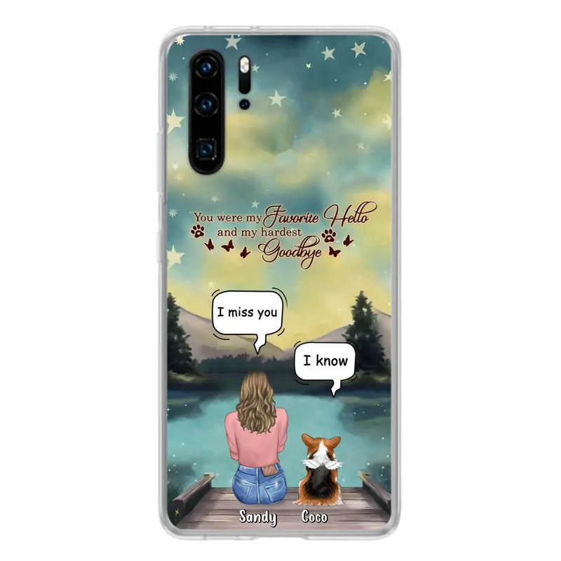 Personalized Memorial Pet Phone Case - Memorial Gift Idea For Pet Lover - Up to 4 Pets - Gift Idea For Dog/Cat Lover - Your Wings Were Ready But Our Hearts Were Not - Case For Xiaomi/ Oppo/ Huawei