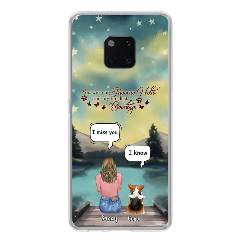 Personalized Memorial Pet Phone Case - Memorial Gift Idea For Pet Lover - Up to 4 Pets - Gift Idea For Dog/Cat Lover - Your Wings Were Ready But Our Hearts Were Not - Case For Xiaomi/ Oppo/ Huawei
