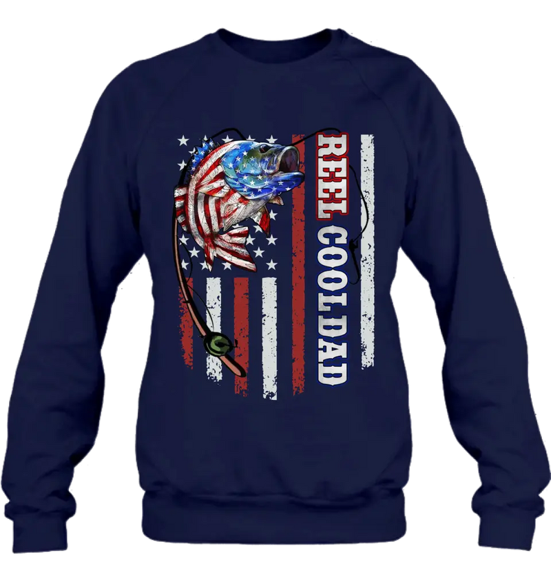 Personalized Fishing Dad Shirt/Hoodie - Gift Idea For Father's Day - Reel Cool Dad