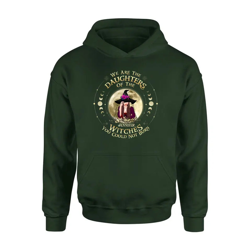 Personalized Witch Shirt/Hoodie - Gift Idea for Halloween - We Are The Daughters Of The Witches You Could Not Burn