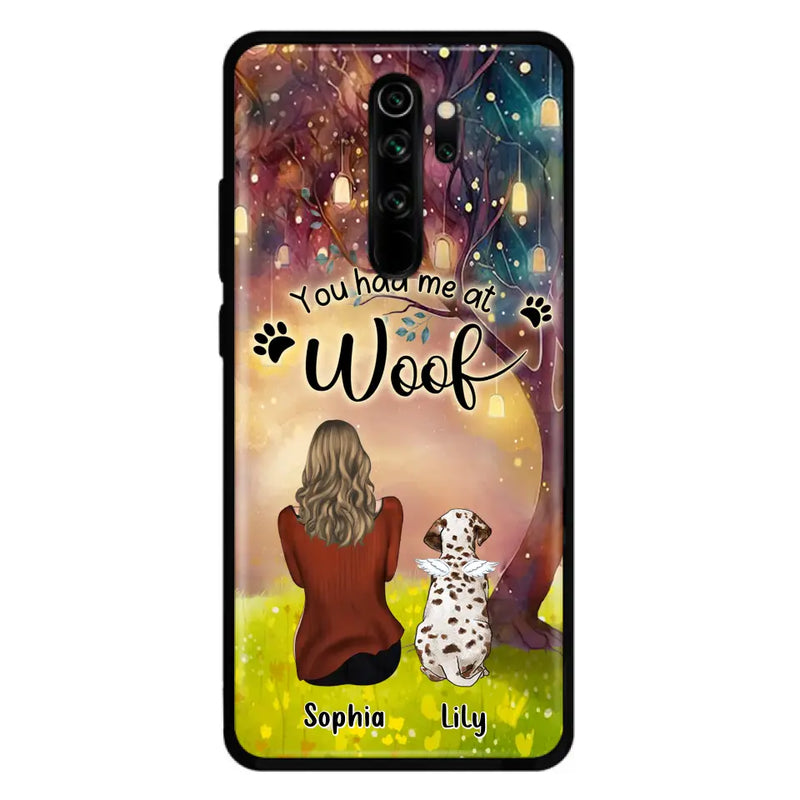 Personalized Memorial Dog Mom Phone Case - Up to 3 Dogs - Memorial Gift Idea for Dog Lovers - You Had Me At Woof - Case For Xiaomi/Oppo/Huawei