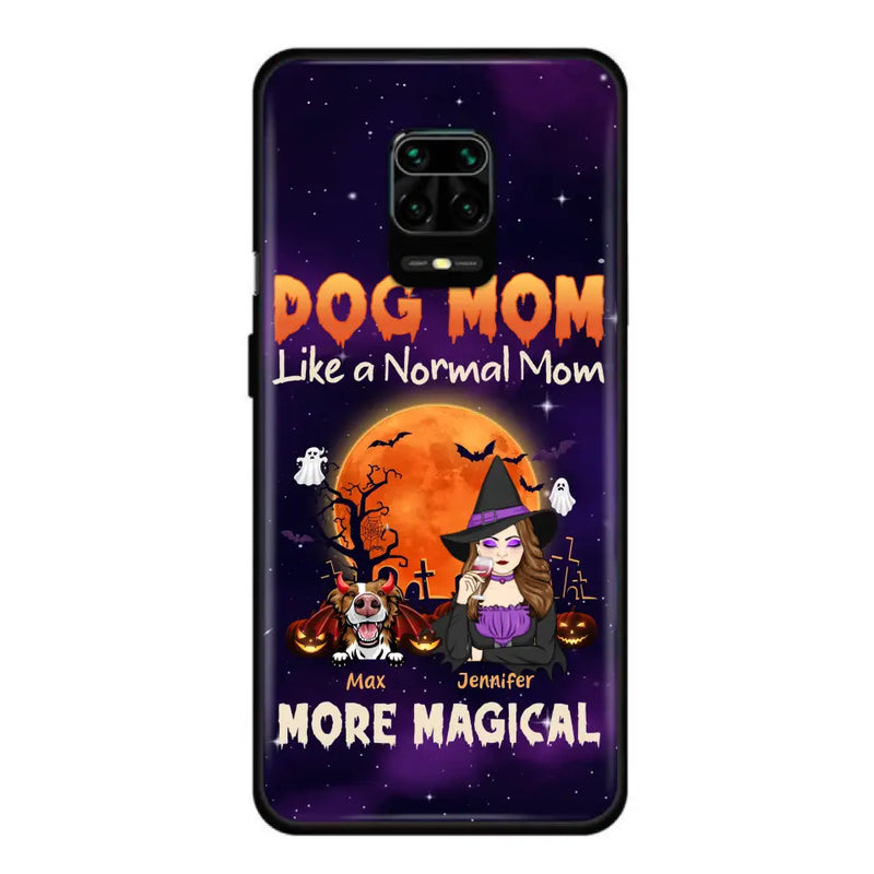Personalized Witch Pet Mom Phone Case - Halloween Gift Idea for Pet Lovers - Up to 3 Dogs/Cats - Dog Mom Like A Normal Mom More Magical - Case For Xiaomi/Oppo/Huawei