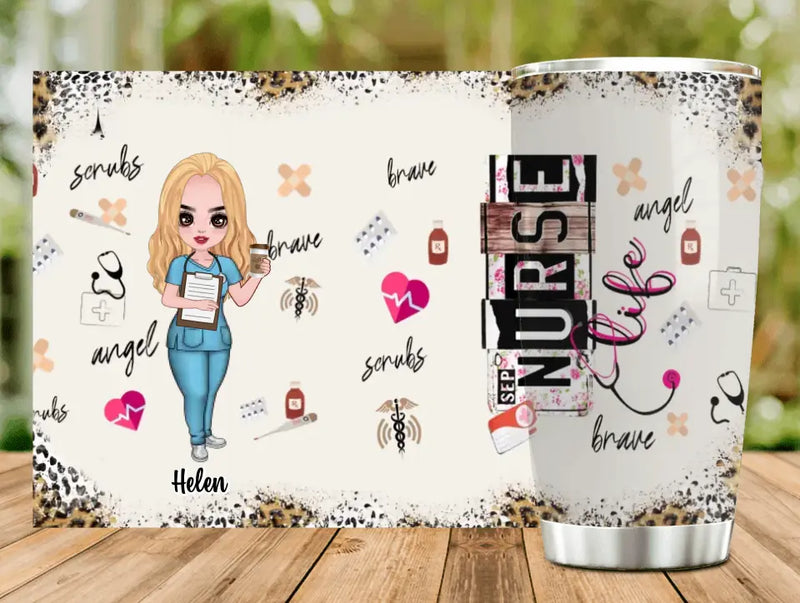 Personalized Nurse/Doctor Tumbler - Gift Idea for Nurse/Doctor/CMA/CNA/Healthcare Worker - Nurse Life