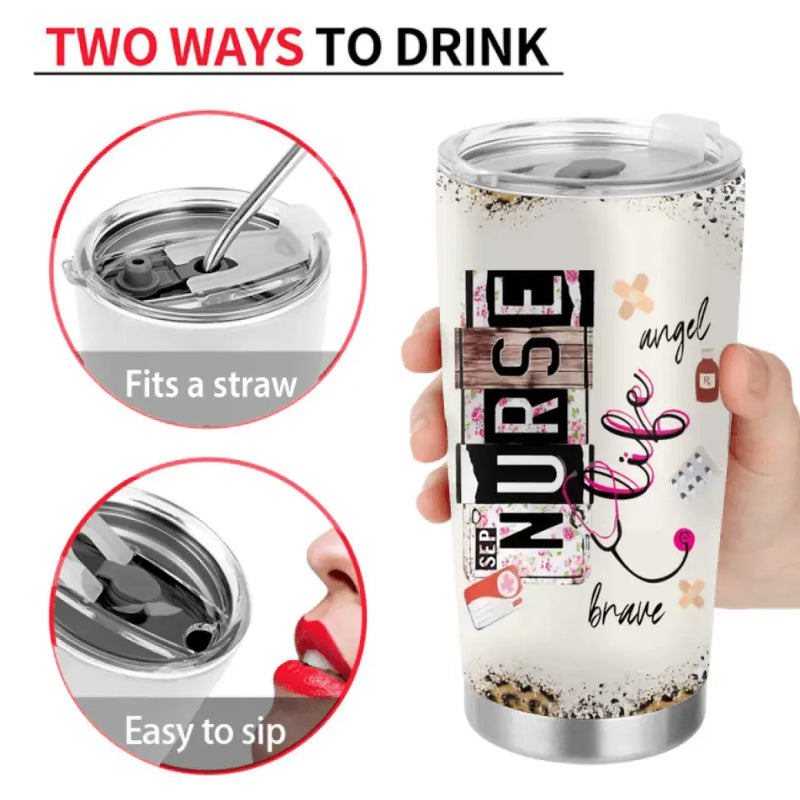 Personalized Nurse/Doctor Tumbler - Gift Idea for Nurse/Doctor/CMA/CNA/Healthcare Worker - Nurse Life