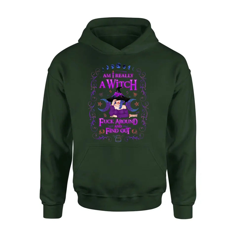 Personalized Witch Shirt/Hoodie - Gift Idea For Halloween - Am I Really A Witch
