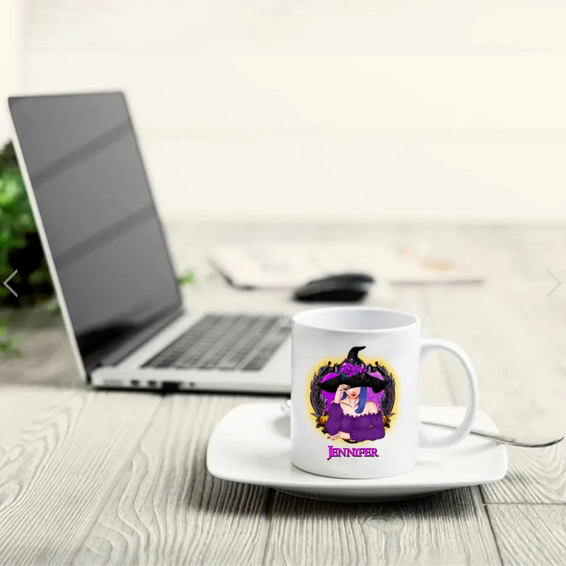 Personalized Witch Coffee Mug - Halloween Gift Idea - Am I Really A Witch