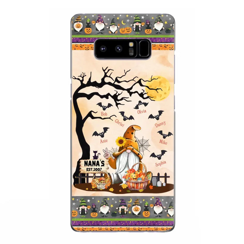 Personalized Boo Grandma Phone Case - Halloween Gift For Grandma - Up to 7 Kids - Case For iPhone/Samsung