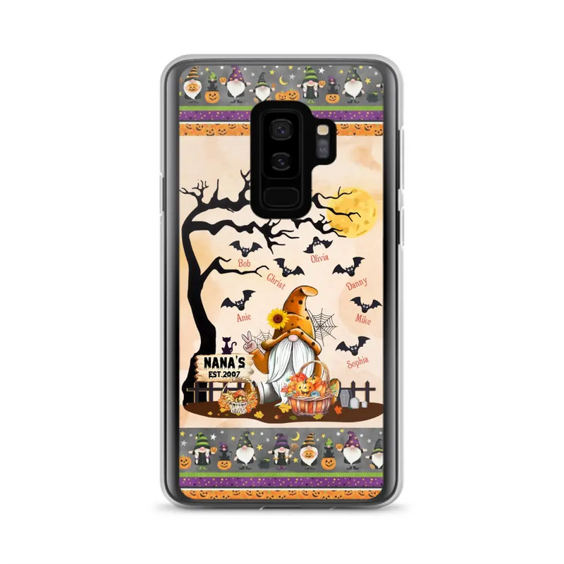 Personalized Boo Grandma Phone Case - Halloween Gift For Grandma - Up to 7 Kids - Case For iPhone/Samsung