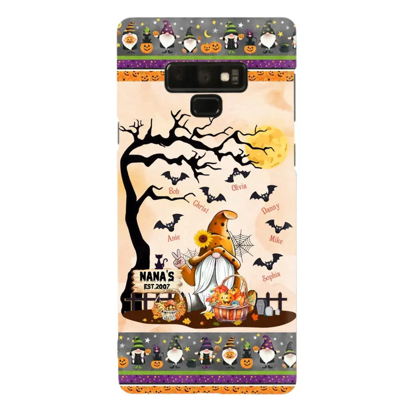Personalized Boo Grandma Phone Case - Halloween Gift For Grandma - Up to 7 Kids - Case For iPhone/Samsung