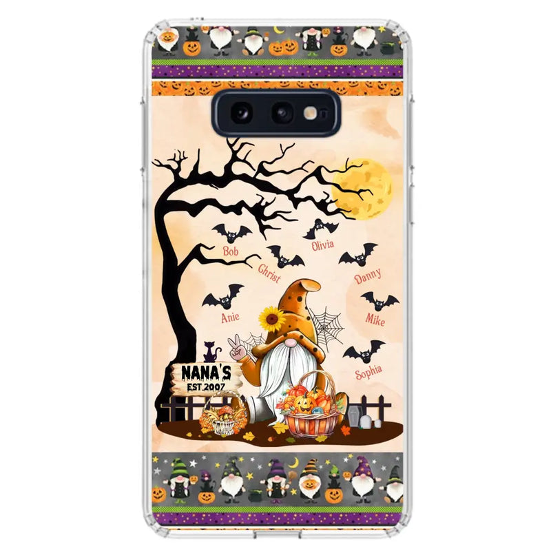 Personalized Boo Grandma Phone Case - Halloween Gift For Grandma - Up to 7 Kids - Case For iPhone/Samsung