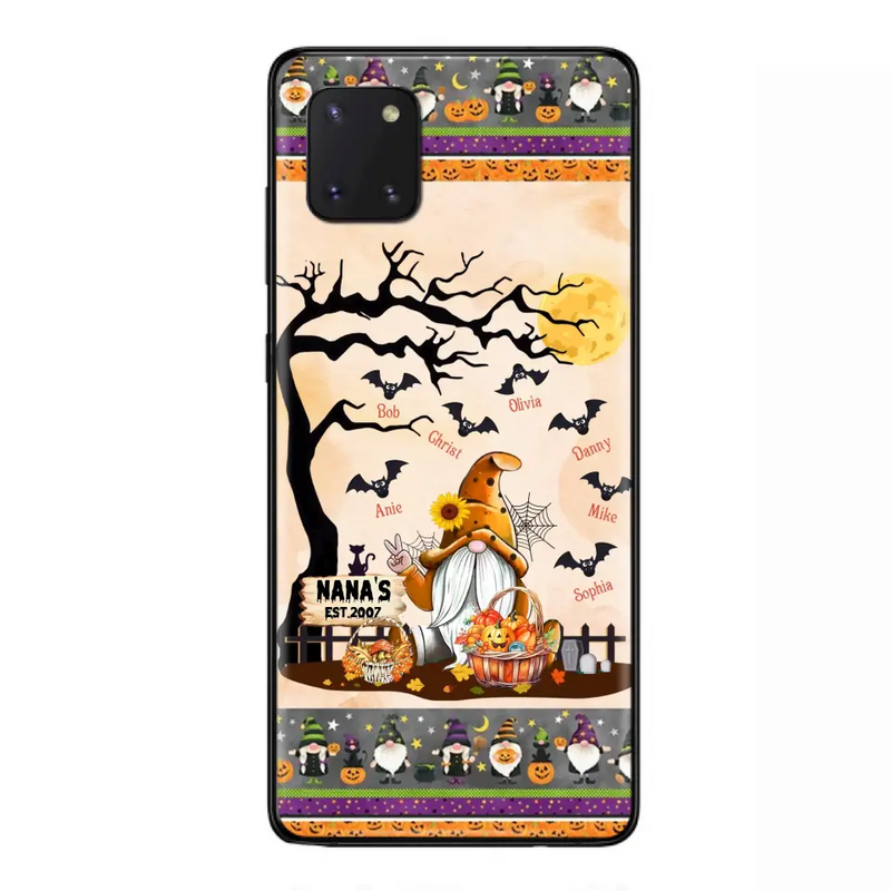 Personalized Boo Grandma Phone Case - Halloween Gift For Grandma - Up to 7 Kids - Case For iPhone/Samsung