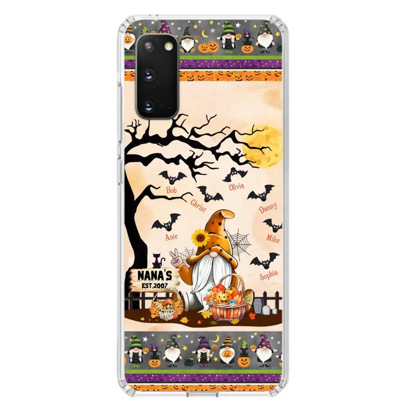 Personalized Boo Grandma Phone Case - Halloween Gift For Grandma - Up to 7 Kids - Case For iPhone/Samsung