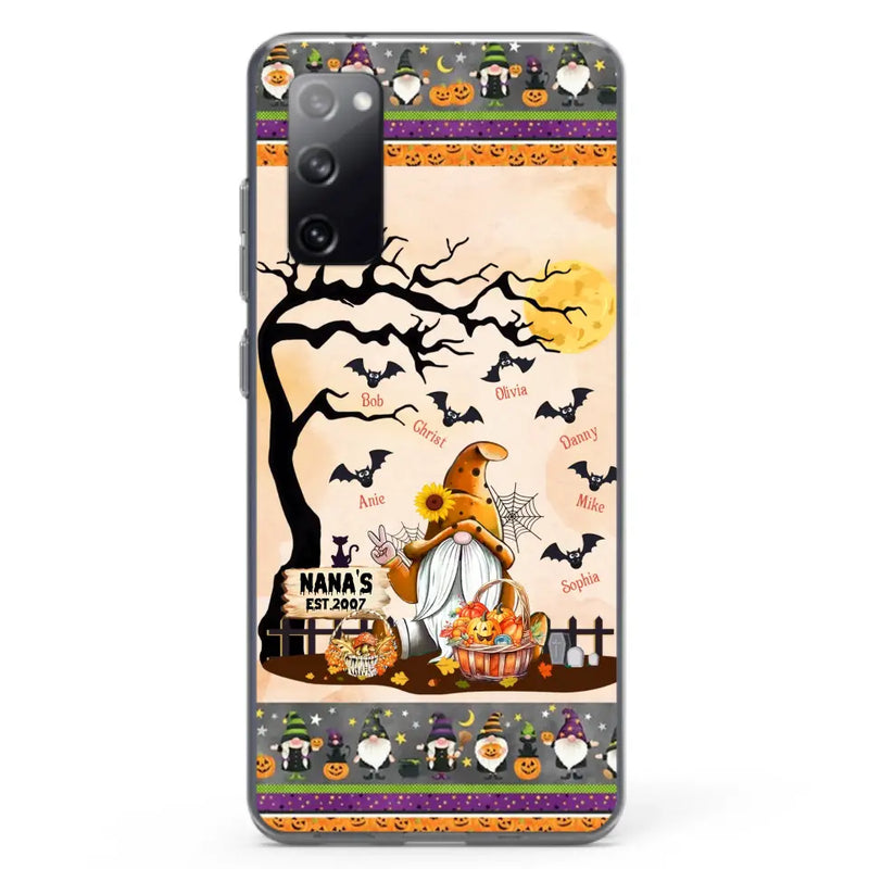 Personalized Boo Grandma Phone Case - Halloween Gift For Grandma - Up to 7 Kids - Case For iPhone/Samsung