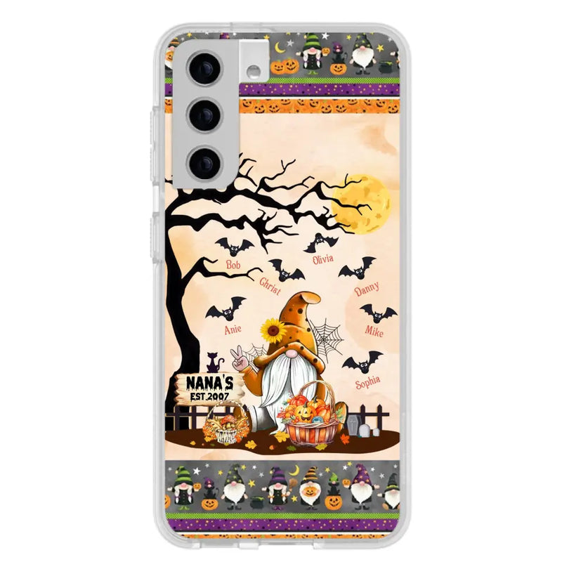 Personalized Boo Grandma Phone Case - Halloween Gift For Grandma - Up to 7 Kids - Case For iPhone/Samsung
