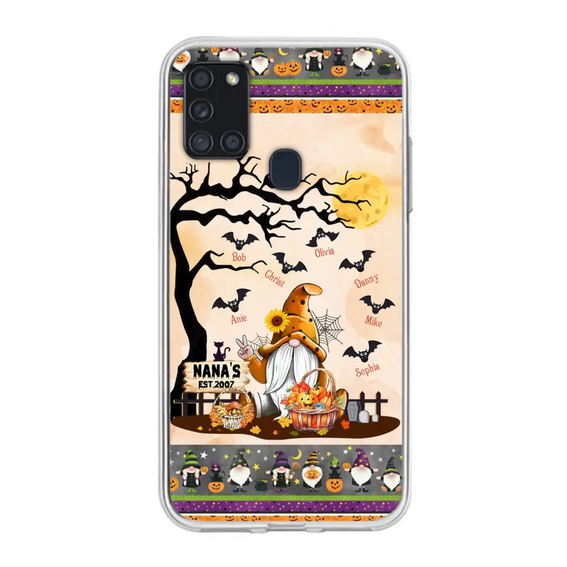 Personalized Boo Grandma Phone Case - Halloween Gift For Grandma - Up to 7 Kids - Case For iPhone/Samsung