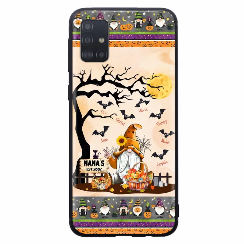 Personalized Boo Grandma Phone Case - Halloween Gift For Grandma - Up to 7 Kids - Case For iPhone/Samsung