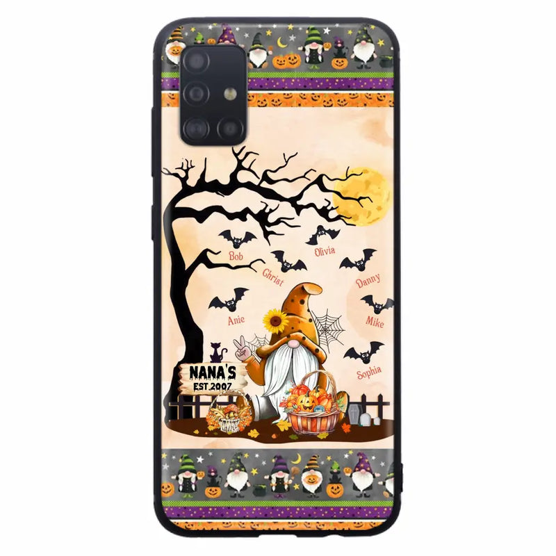 Personalized Boo Grandma Phone Case - Halloween Gift For Grandma - Up to 7 Kids - Case For iPhone/Samsung