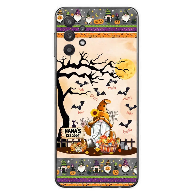 Personalized Boo Grandma Phone Case - Halloween Gift For Grandma - Up to 7 Kids - Case For iPhone/Samsung