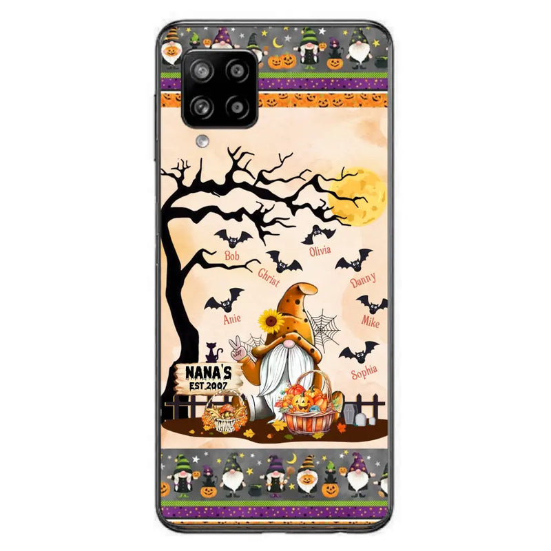 Personalized Boo Grandma Phone Case - Halloween Gift For Grandma - Up to 7 Kids - Case For iPhone/Samsung