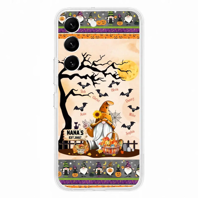 Personalized Boo Grandma Phone Case - Halloween Gift For Grandma - Up to 7 Kids - Case For iPhone/Samsung