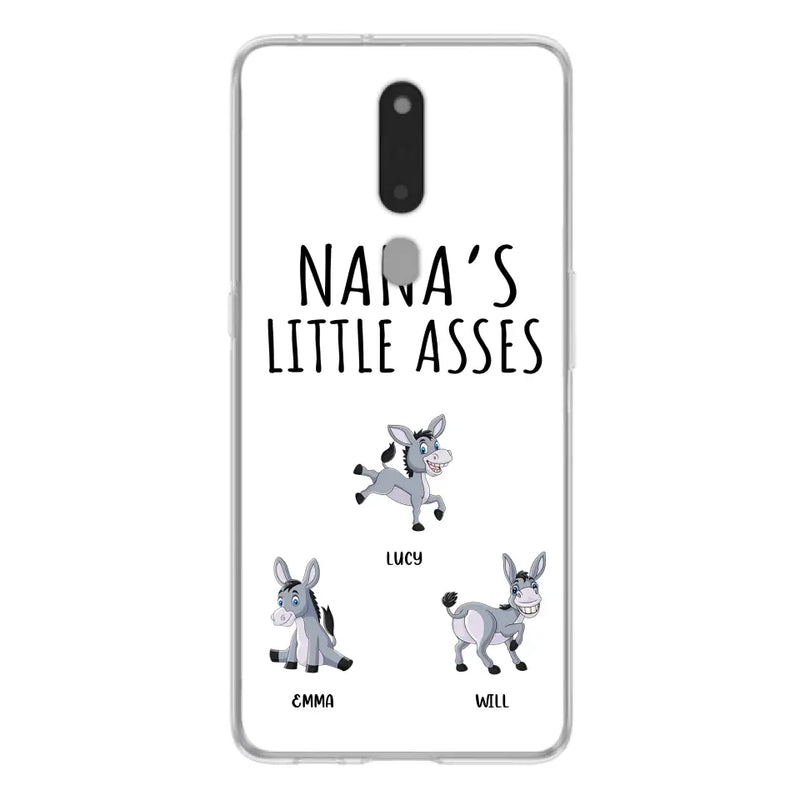 Personalized Donkeys Phone Case - Gift Idea For Family/ Grandma/Papa - Up to 12 Donkeys - Case For Xiaomi/ Oppo/ Huawei - Nana's Little Asses