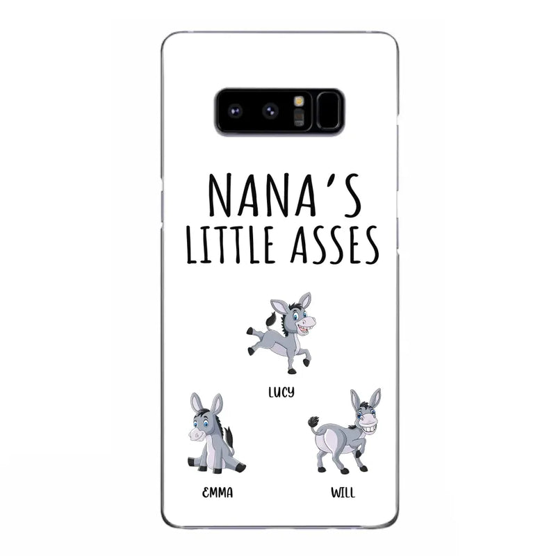 Personalized Donkeys Phone Case - Gift Idea For Family/Grandma/Papa - Up to 12 Donkeys - Case For iPhone/Samsung - Boss's Pain In The Asses
