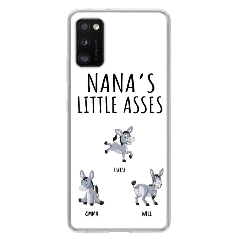 Personalized Donkeys Phone Case - Gift Idea For Family/Grandma/Papa - Up to 12 Donkeys - Case For iPhone/Samsung - Boss's Pain In The Asses